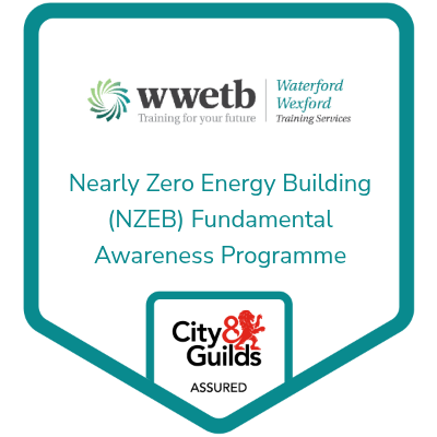 WWETB NZEB Fundamental Awareness Programme training badge, City and Guilds Assured